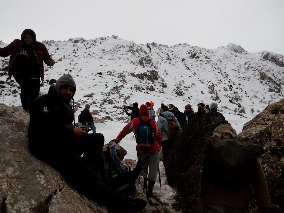 Randonnée du village Igersafen vers Djurdjura coté At Ouassif.