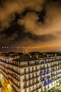 Sur les toits d'Alger - Photos d'Alger la nuit