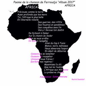 Poème sur l'Afrique du nouveau Album de Ferroudja .