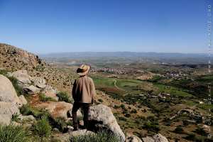 Du haut de Djerf El Kebir supplombant Ain Fetah (Boutrak)