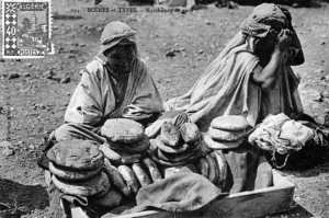 Des marchands de pain et leur étal