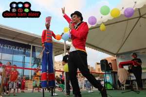clown magicien sur alger sam le clown