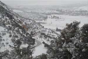 Tiaret, RN 23, le col du G'zoul.