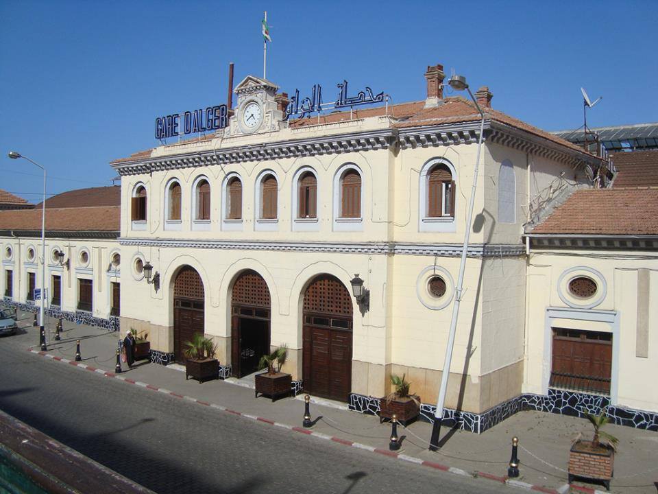 La Gare d'Alger (inaugurée le 15 août 1862)