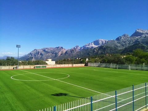 Un #stade sur les hauteurs de Djurdjura