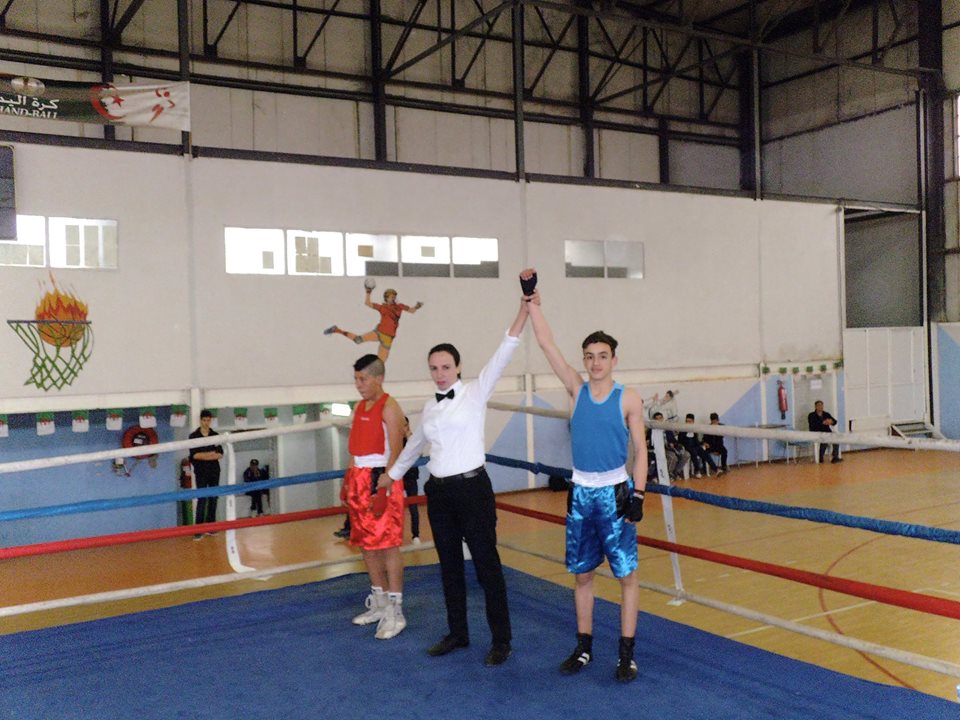 Berhoun Rafik 48kg,champion de Wilaya