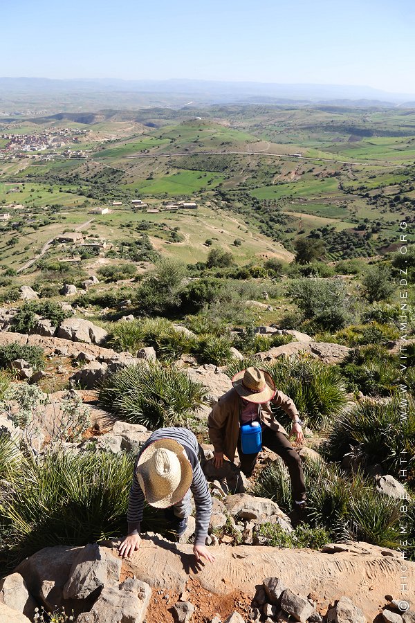 Escalade de Djerf El Kebir à Ain Fetah (Boutrak), belle commune enclavée ente Fellaoucene et Maghnia