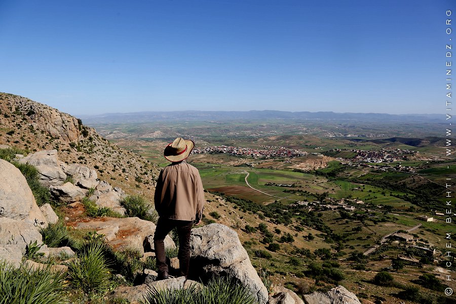 Du haut de Djerf El Kebir supplombant Ain Fetah (Boutrak)