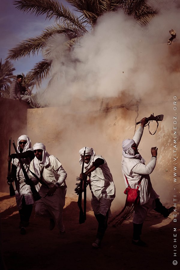 Baroud le jour de la Fezaa à Beni Abbess le jour du Mawlid