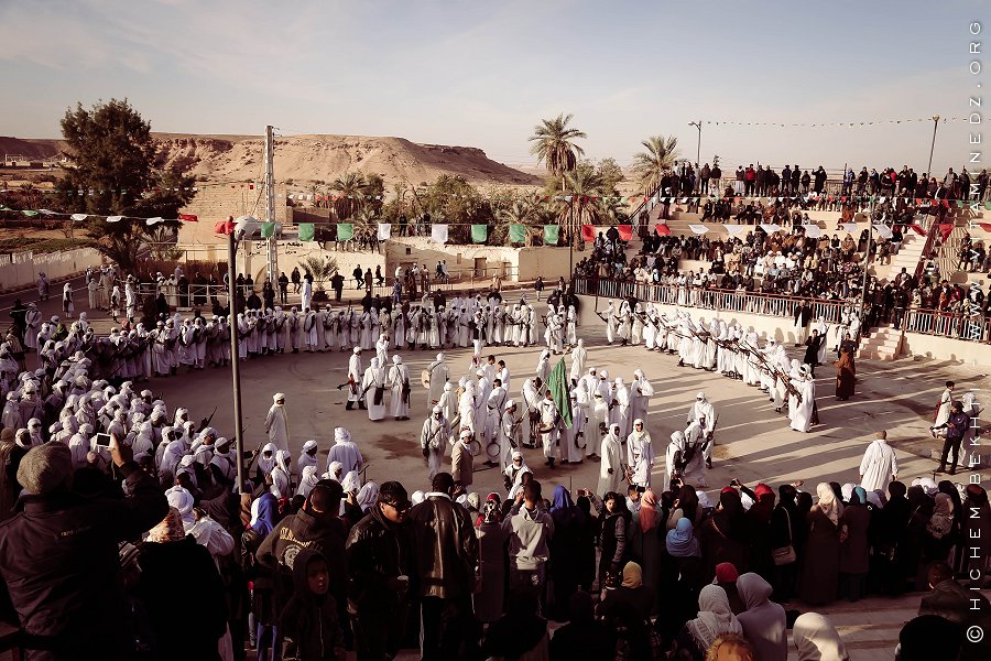 Baroud d’allégresse le jour de la Fezaa à Beni Abbess le jour du Mawlid