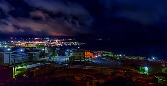 pérpherie de la ville coté Est.