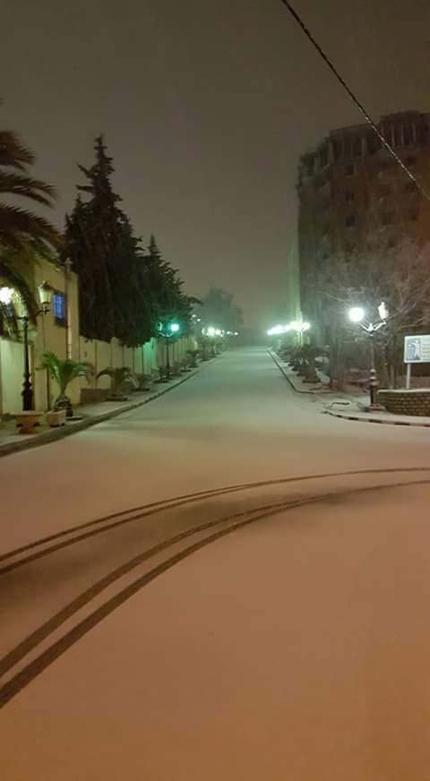 Tiaret sous la neige.