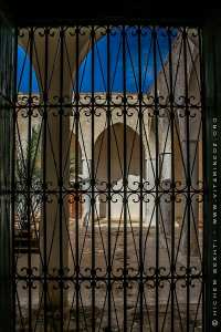 Cour interieure de la Mosquée et tombeau de Sidi Khaled Ibn sinan