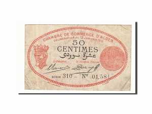 Algeria, 50 Centimes, 1915, 1915-01-13 face