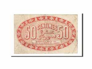 Algeria, 50 Centimes, 1915, 1915-01-13 dos