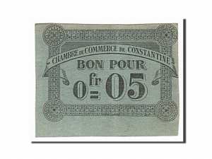 Algeria, Constantine, 5 Centimes, 1915-10-12 face