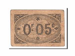 Algeria, Alger, 5 Centimes, 1917-03-09 dos