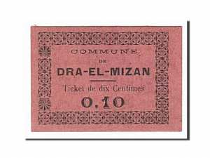 Algeria, Dra-El-Mizan, 10 Centimes, 1917-02-27 face