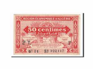 Algeria, 50 Centimes,  1944-01-31 face