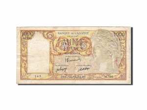 Algeria, 1000 Francs, 1947-11-17 face
