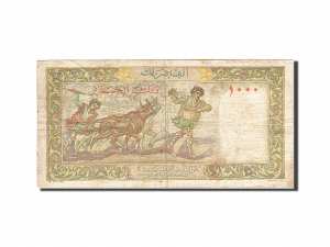 Algeria, 1000 Francs,1947-11-17 dos