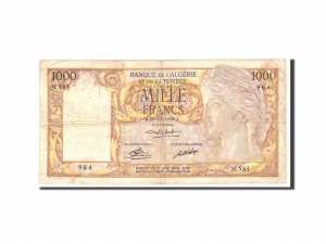 Algeria, 1000 Francs, 1949-11-28 face