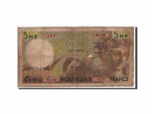 Algérie, 5 Nouveaux Francs, 1959-07-31 face