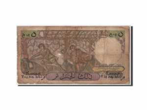 Algérie, 5 Nouveaux Francs, 1959-07-31 dos