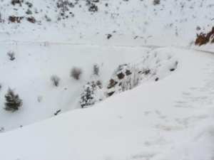 Neige de février 2012 à Bouzelatène