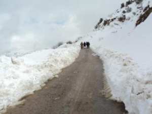 Neige de février 2012 à Bouzelatène