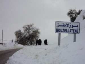 Neige de février 2012 à Bouzelatène