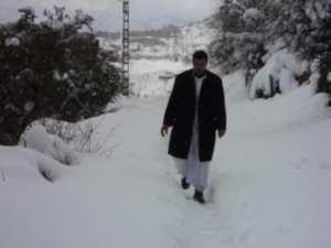 Neige de février 2012 à Bouzelatène