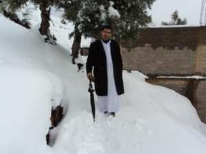 Neige de février 2012 à Bouzelatène