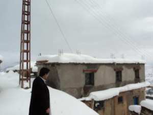 Neige de février 2012 à Bouzelatène