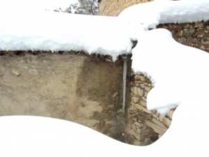 Neige de février 2012 à Bouzelatène