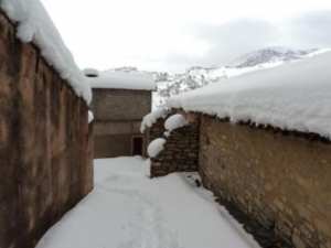 Neige de février 2012 à Bouzelatène