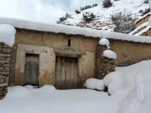Neige de février 2012 à Bouzelatène