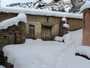 Neige de février 2012 à Bouzelatène