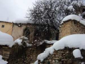 Neige de février 2012 à Bouzelatène