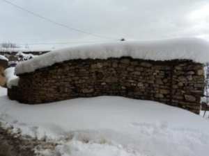 Neige de février 2012 à Bouzelatène