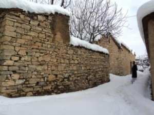 Neige de février 2012 à Bouzelatène