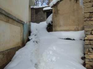 Neige de février 2012 à Bouzelatène