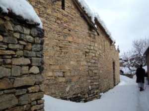 Neige de février 2012 à Bouzelatène