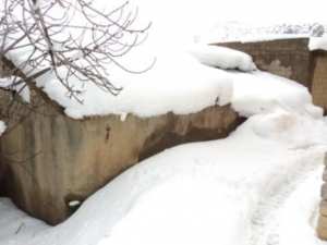 Neige de février 2012 à Bouzelatène