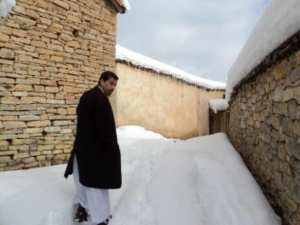 Neige de février 2012 à Bouzelatène