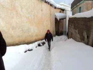 Neige de février 2012 à Bouzelatène