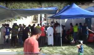 Ambiance de fête à Bouzelatène