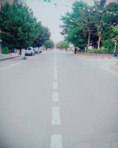 La rue qui mène vers la Marie principale ( Geryville ) El bayadh Centre ville