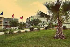 Rond point des martyrs , a la place de la vieille église , ( Geryville ) El bayadh Centre ville