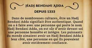 HADJ BENDANI ADDA